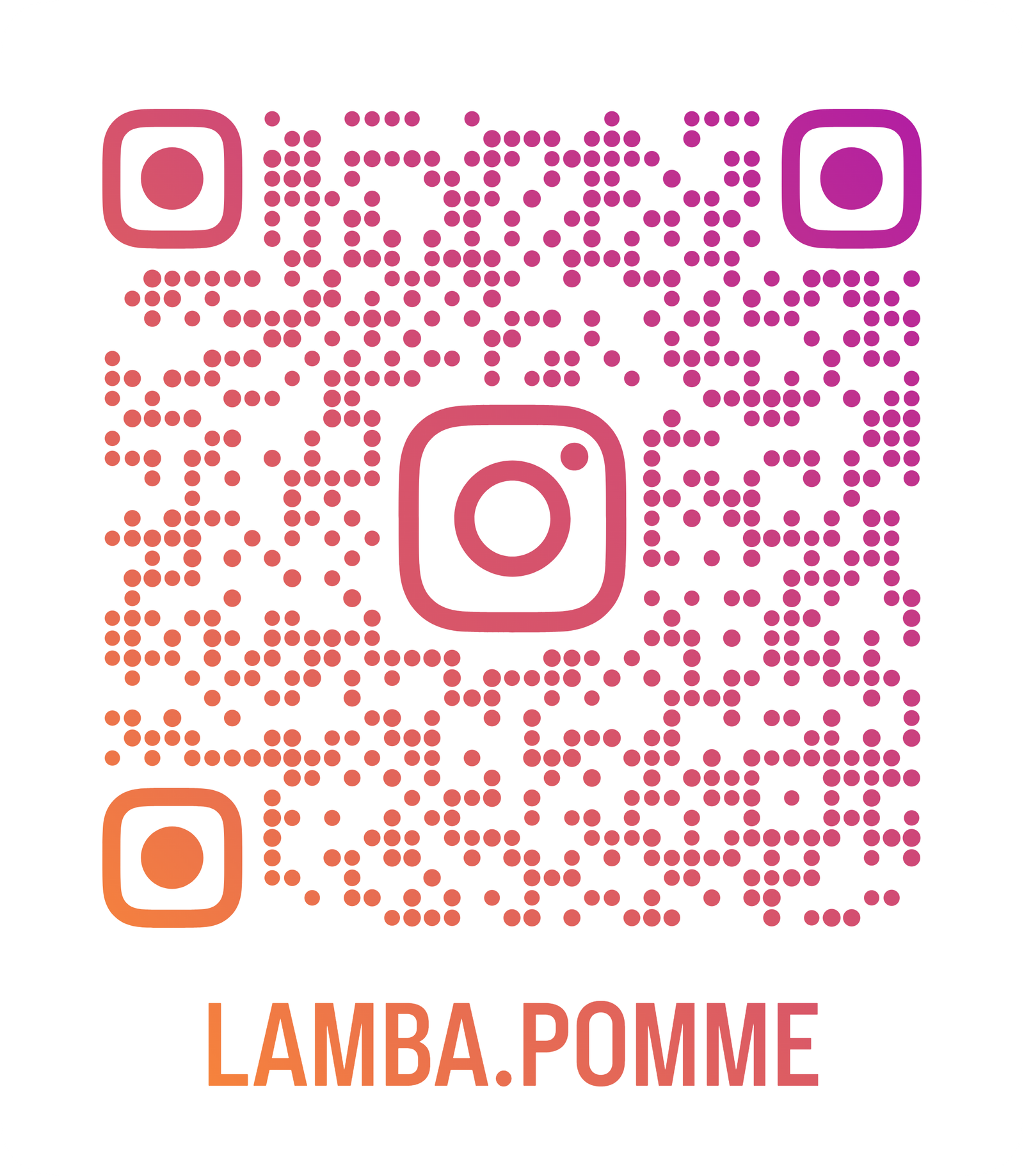 QR code for the lamba.pomme Instagram profile